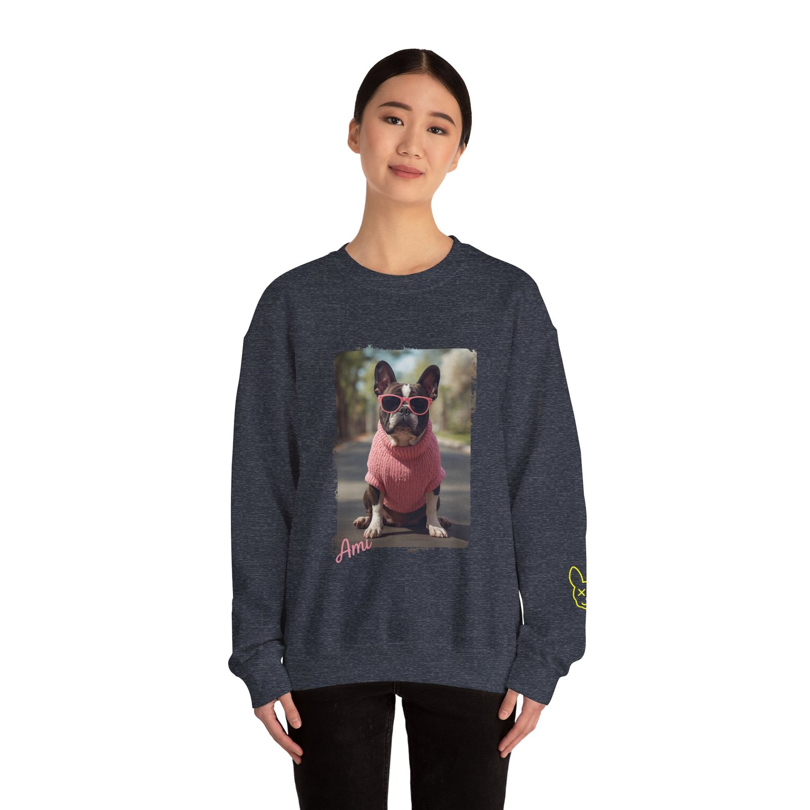 Punky Frenchie Ami Sweatshirt - Image 33