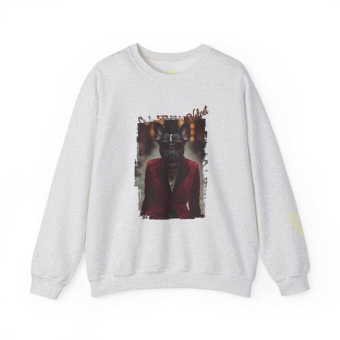 Punky Frenchie Velvet Sweatshirt