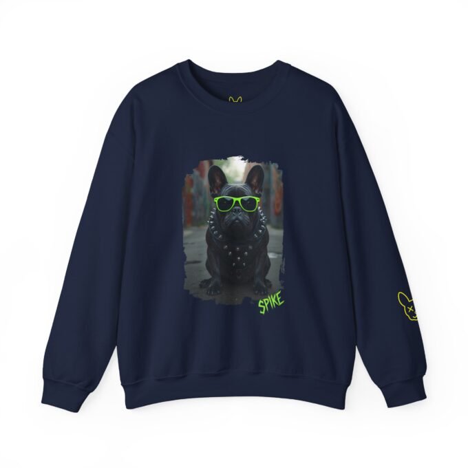 Punky Frenchie Spike Sweatshirt