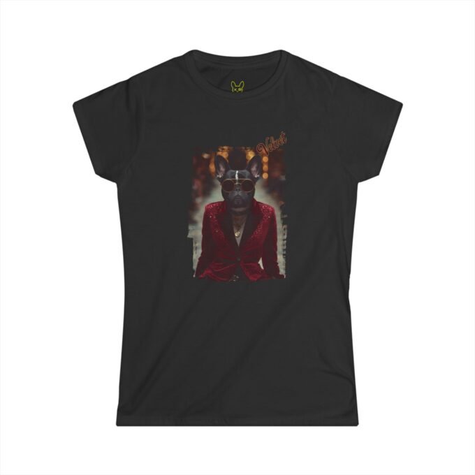 Punky Frenchie Velvet Woman Tee