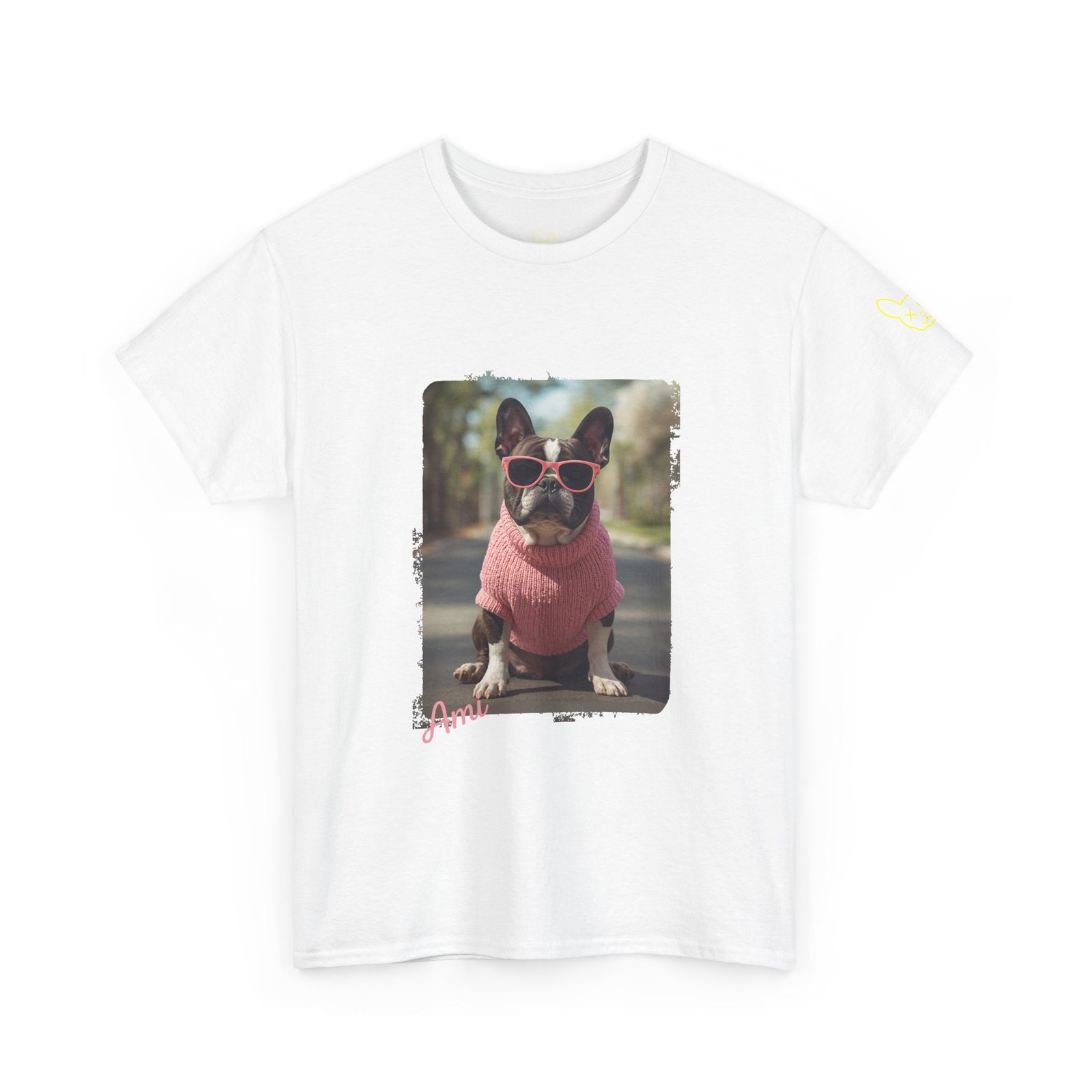 Punky Frenchie Ami Tee - Image 4