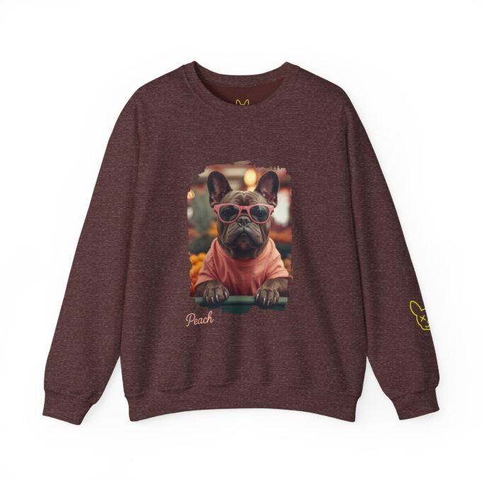 Punky Frenchie Peach Sweatshirt