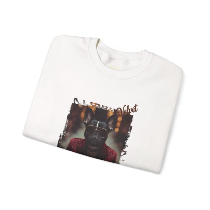 Punky Frenchie Velvet Sweatshirt