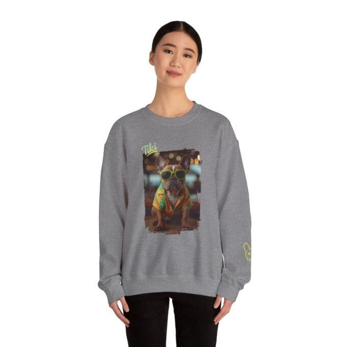 Punky Frenchie Tiki Sweatshirt