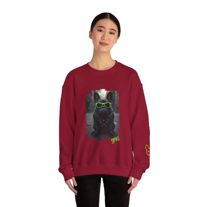 Punky Frenchie Spike Sweatshirt