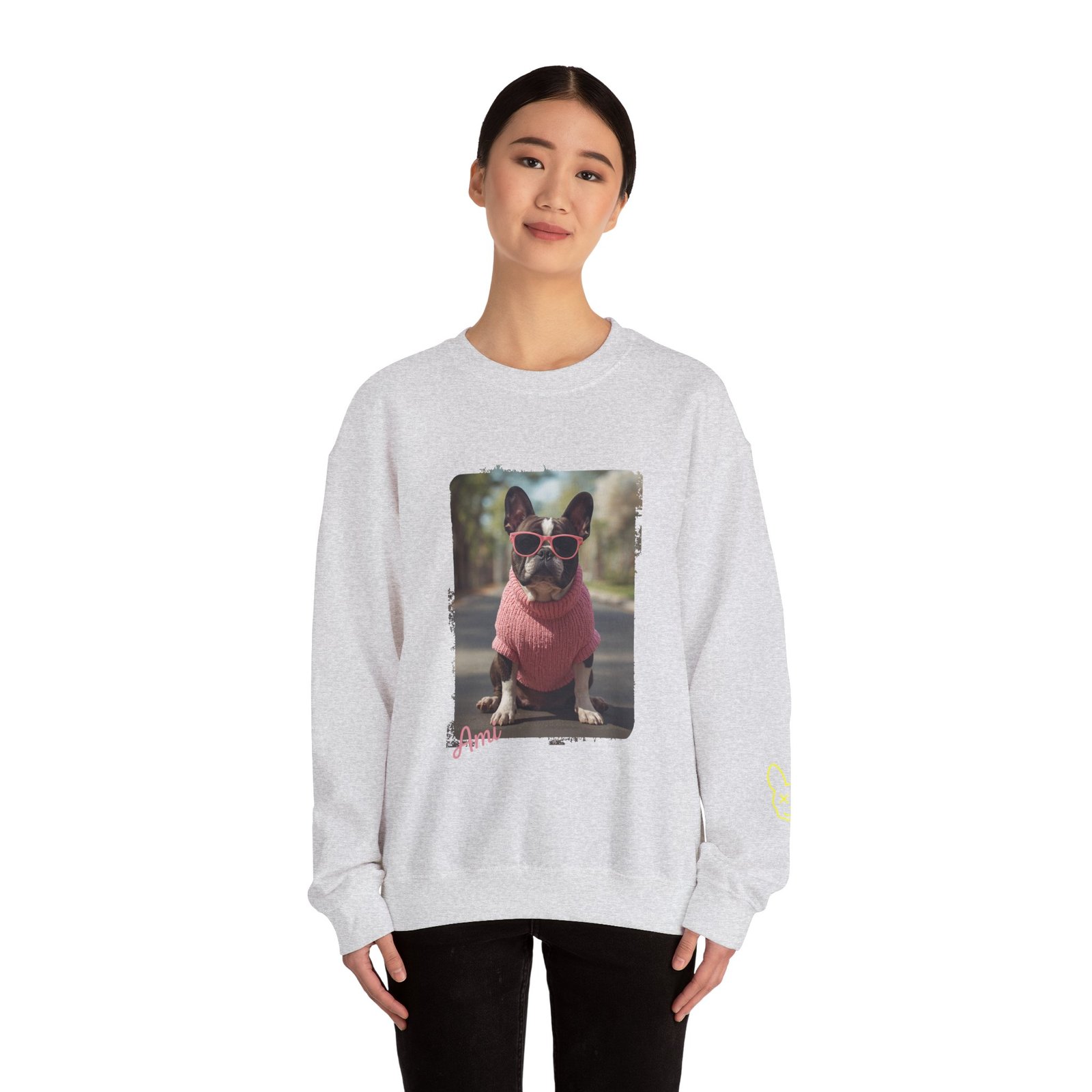 Punky Frenchie Ami Sweatshirt - Image 13