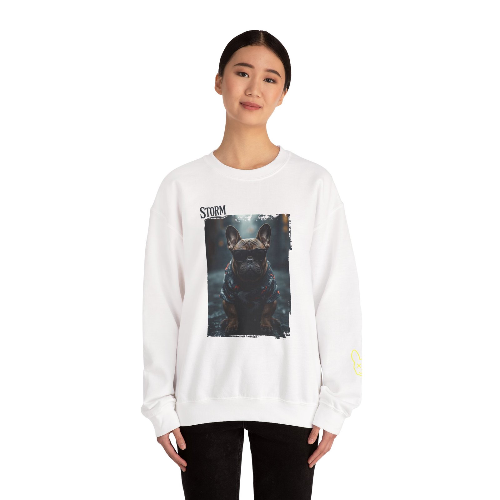 Punky Frenchie Storm Sweatshirt - Image 5