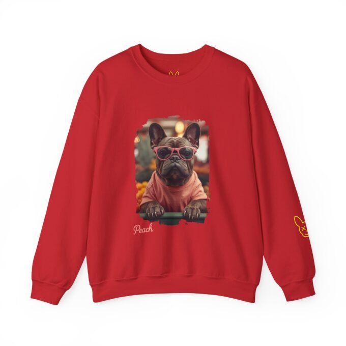Punky Frenchie Peach Sweatshirt
