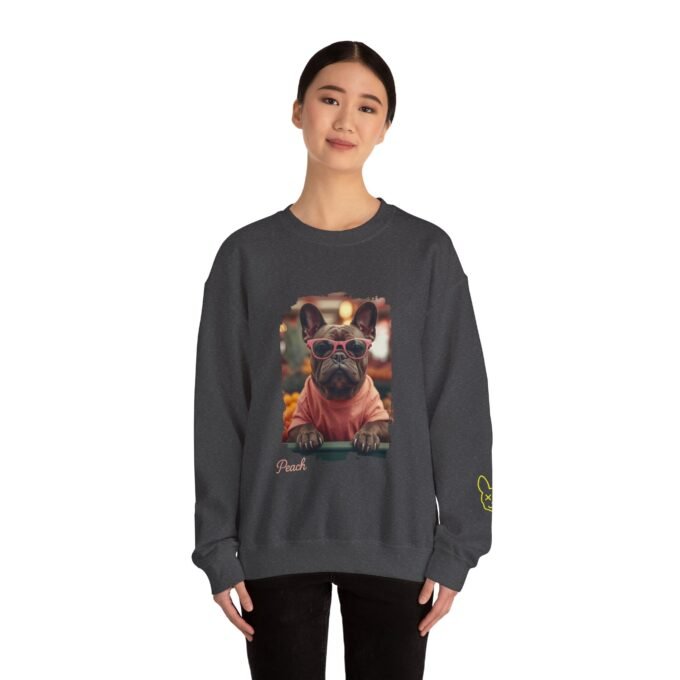 Punky Frenchie Peach Sweatshirt