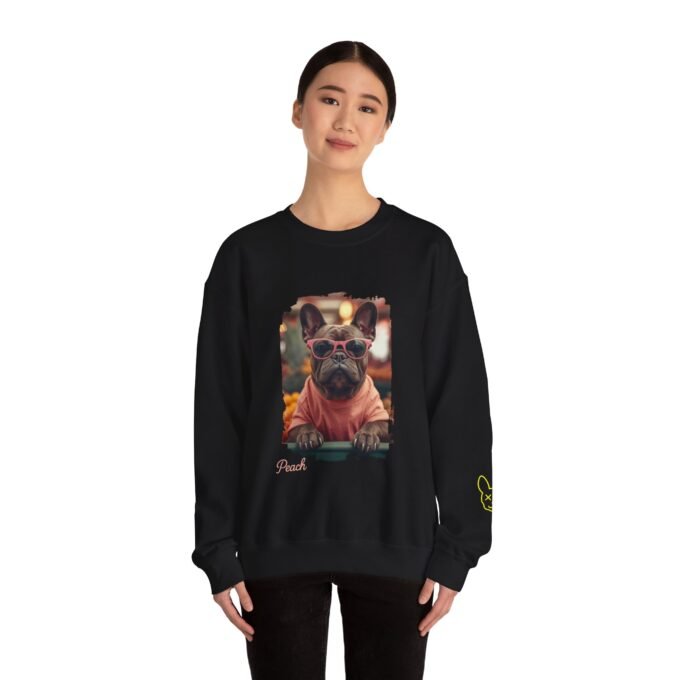Punky Frenchie Peach Sweatshirt