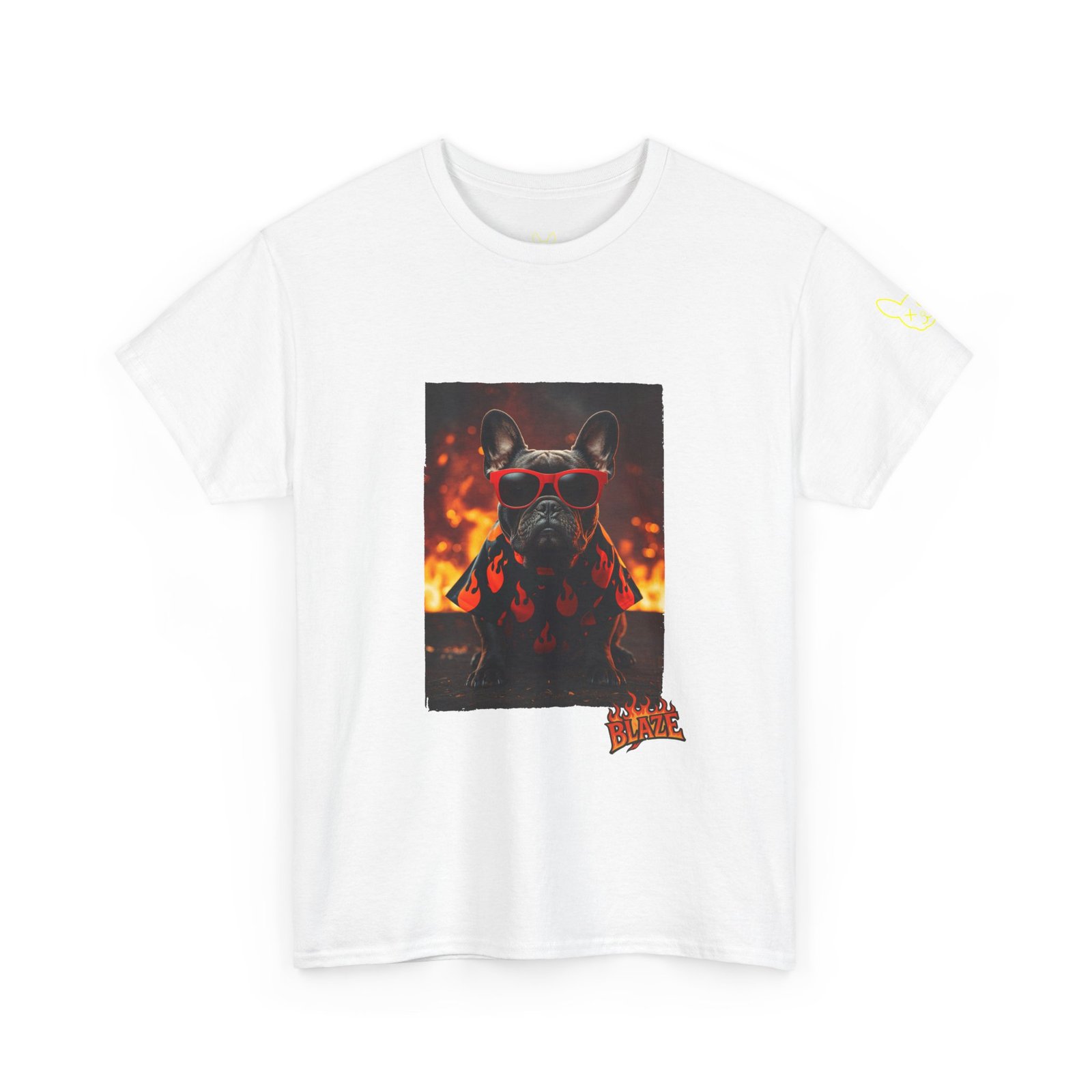Punky Frenchie Blaze Tee - Image 4
