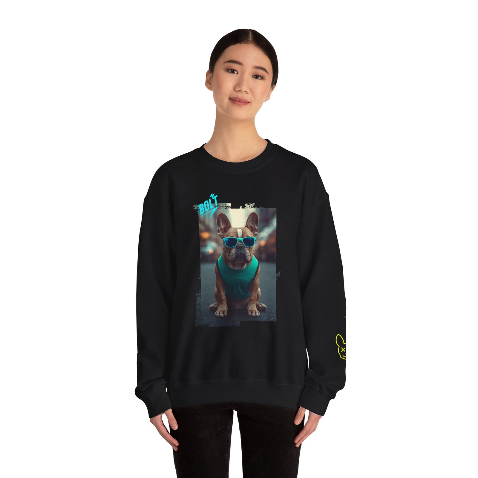 Punky Frenchie Bolt Sweatshirt - Image 21