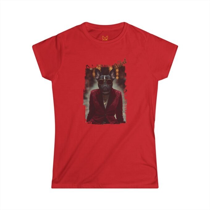 Punky Frenchie Velvet Woman Tee