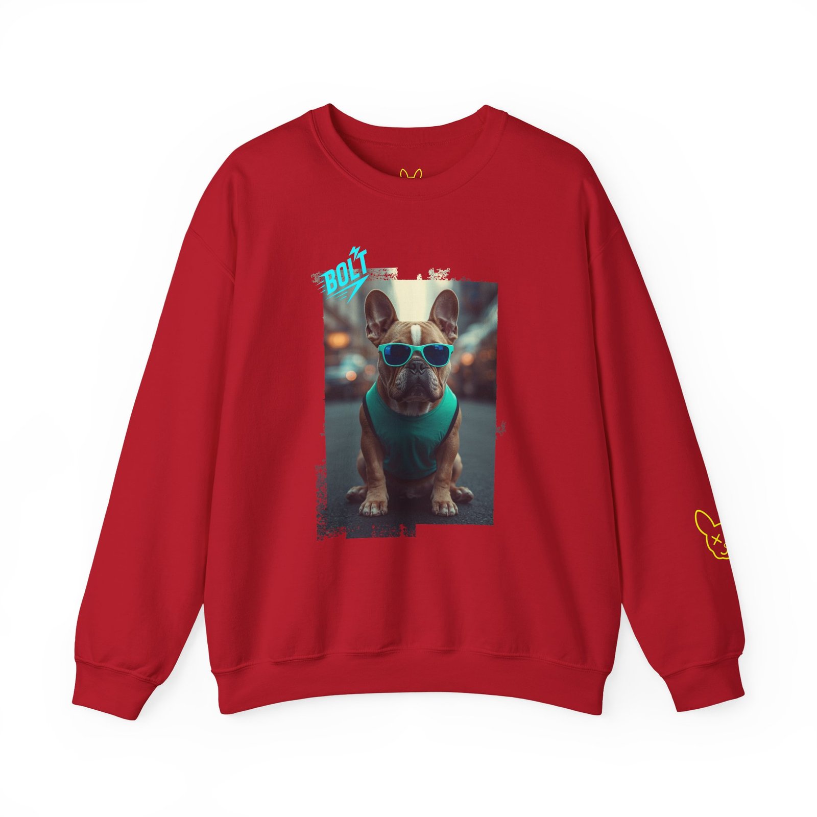 Punky Frenchie Bolt Sweatshirt - Image 50