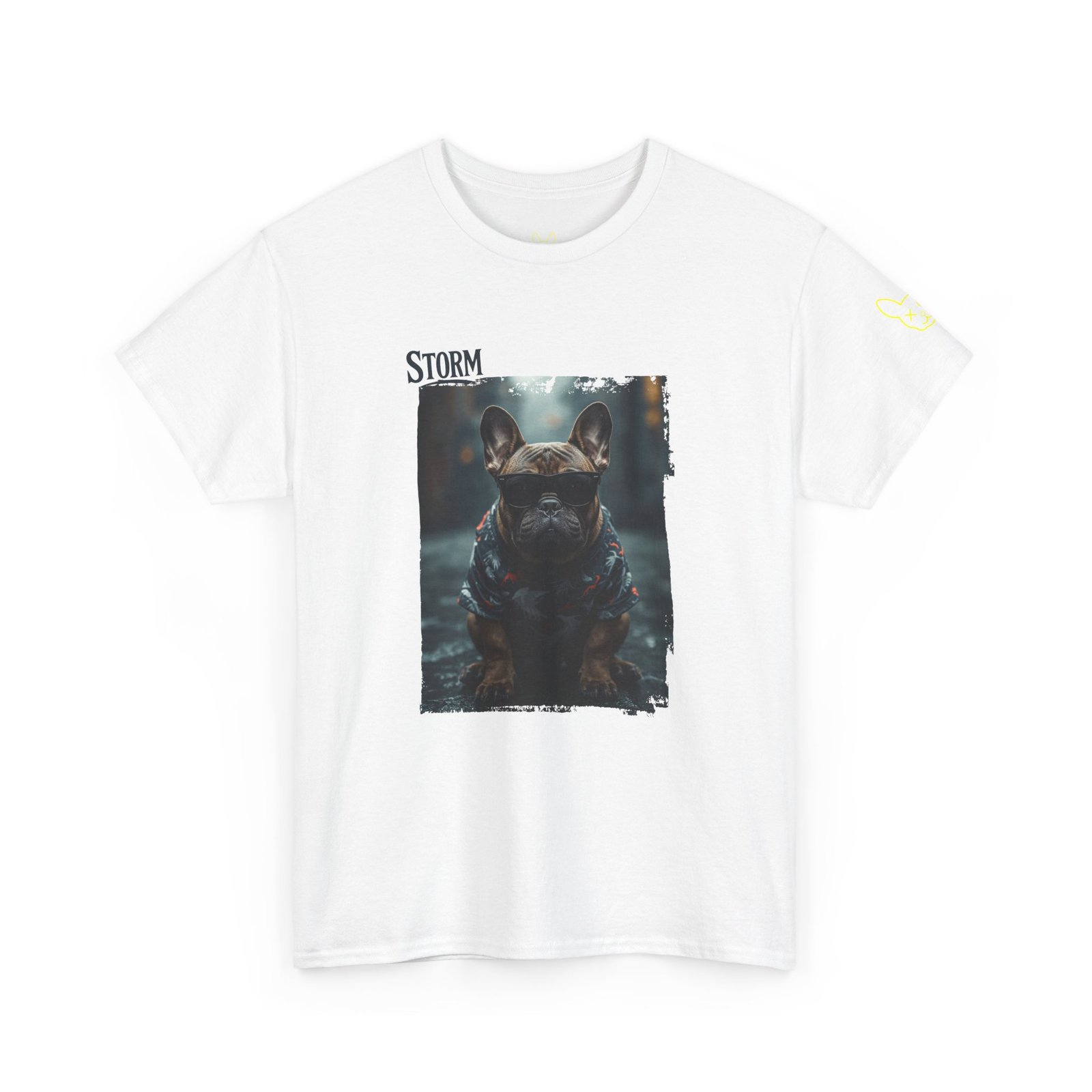 Punky Frenchie Storm Tee - Image 4