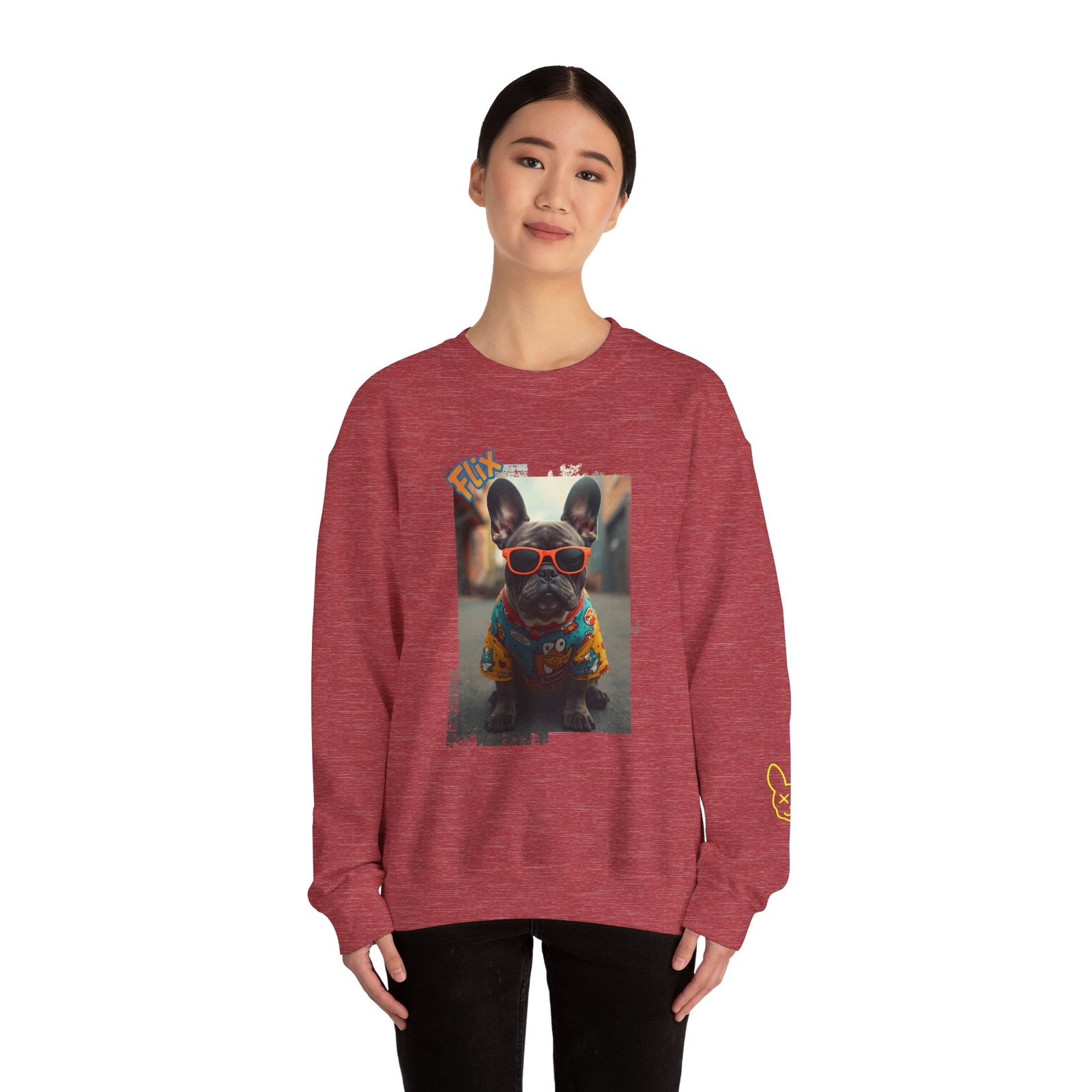 Punky Frenchie Flix Sweatshirt - Image 41