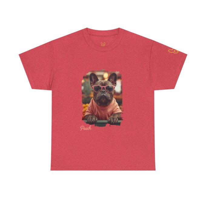 Punky Frenchie Peach Tee