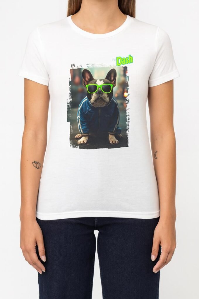 Punky Frenchie Dash Woman Tee