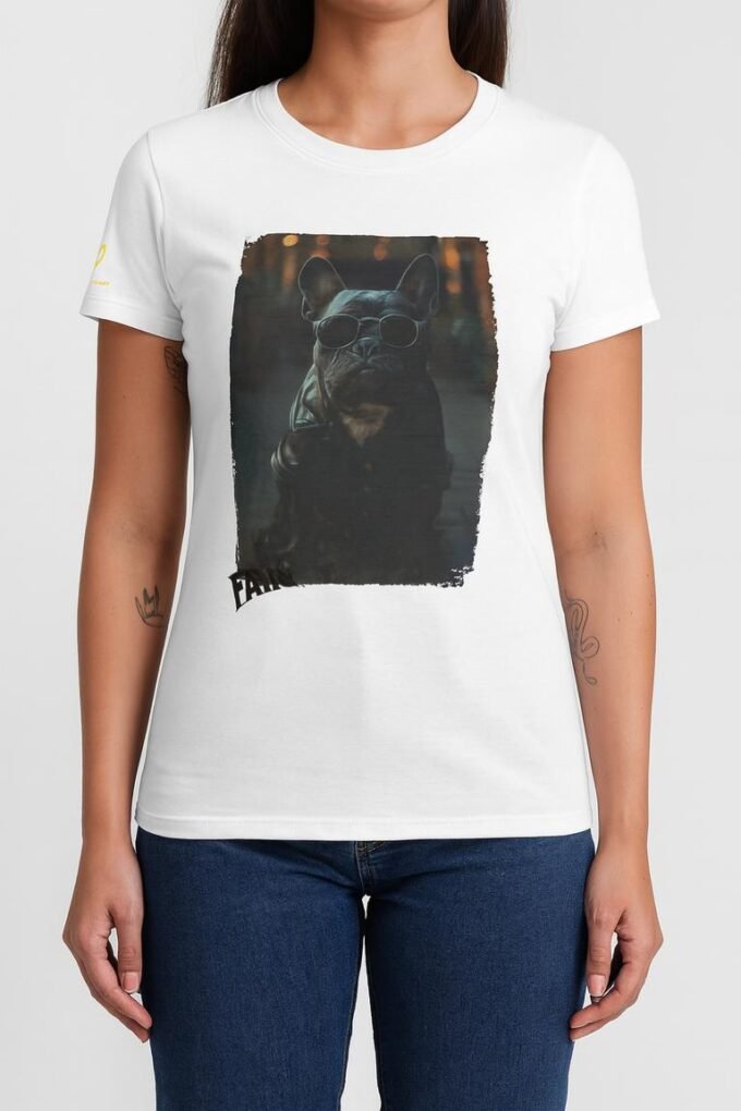 Punky Frenchie Fang Woman Tee