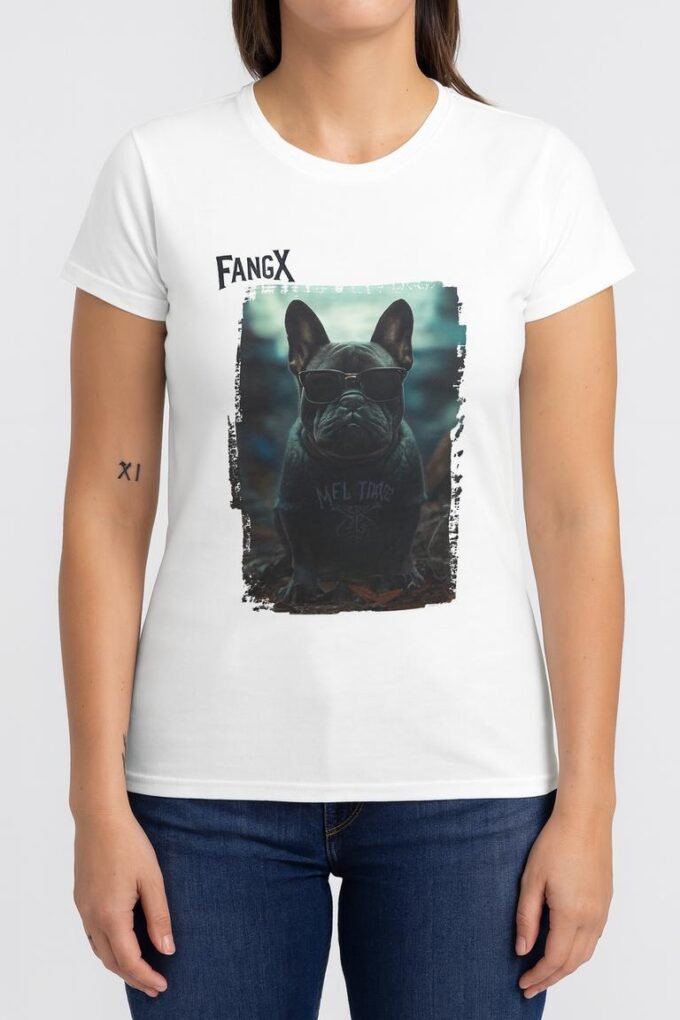 Punky Frenchie FangX Woman Tee