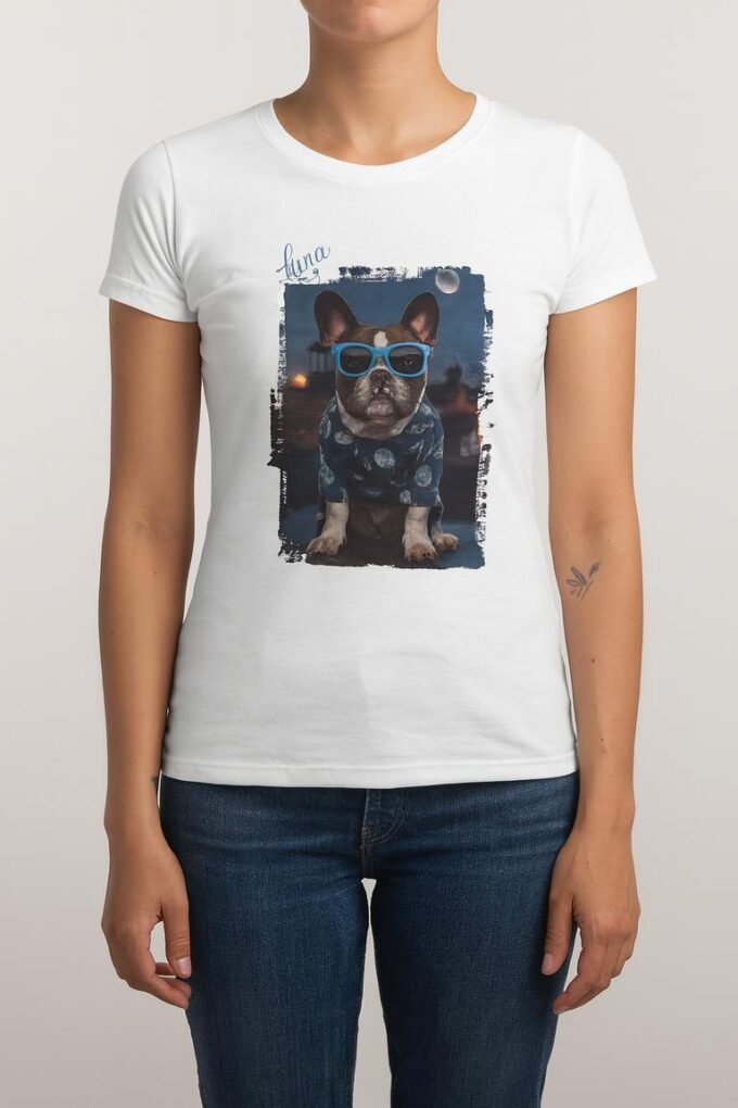 Punky Frenchie Luna Woman Tee