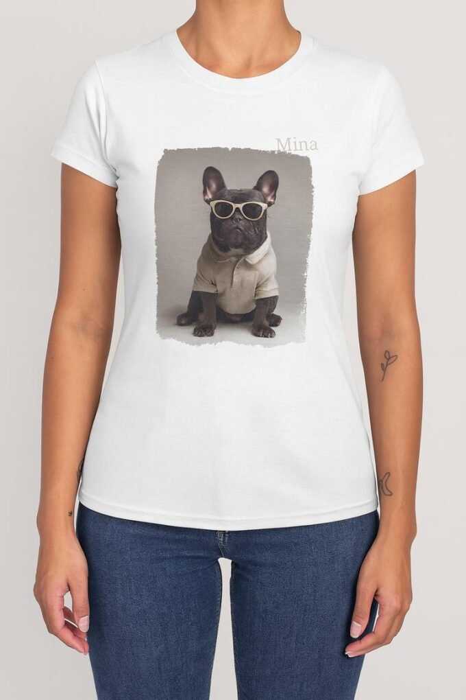 Punky Frenchie Mina Woman Tee