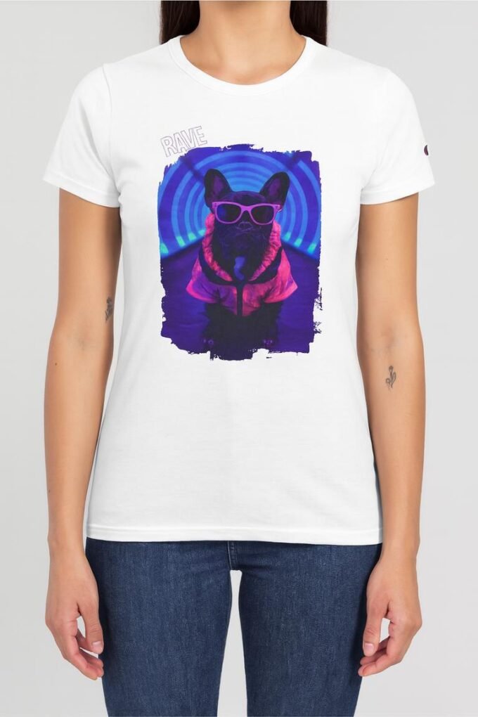 Punky Frenchie Rave Woman Tee