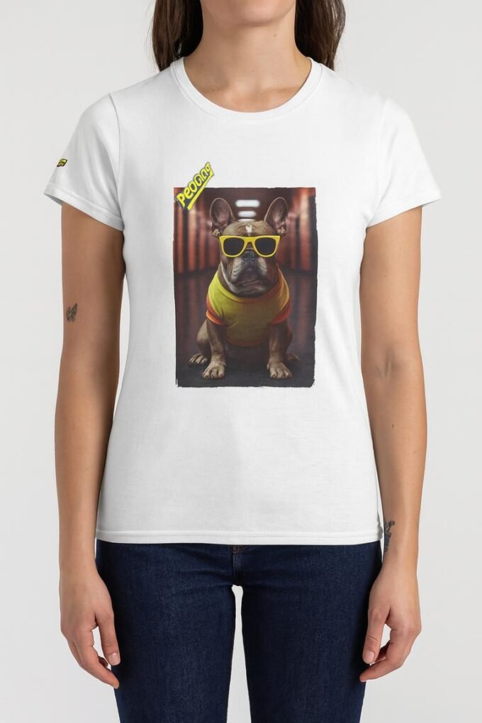 Punky Frenchie Ricochet Woman Tee
