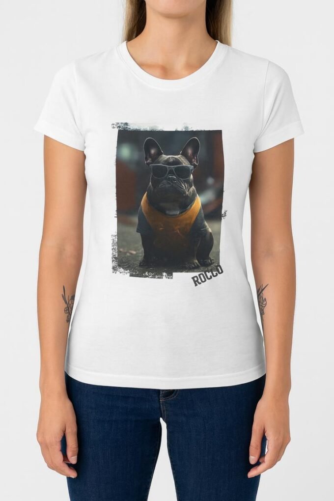 Punky Frenchie Rocco Woman Tee