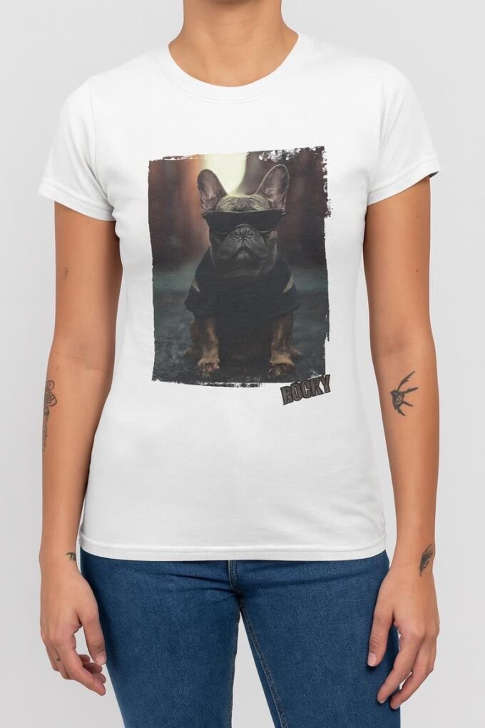Punky Frenchie Rocky Woman Tee