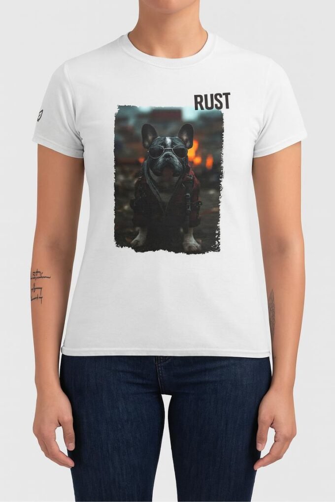 Punky Frenchie Rust Woman Tee