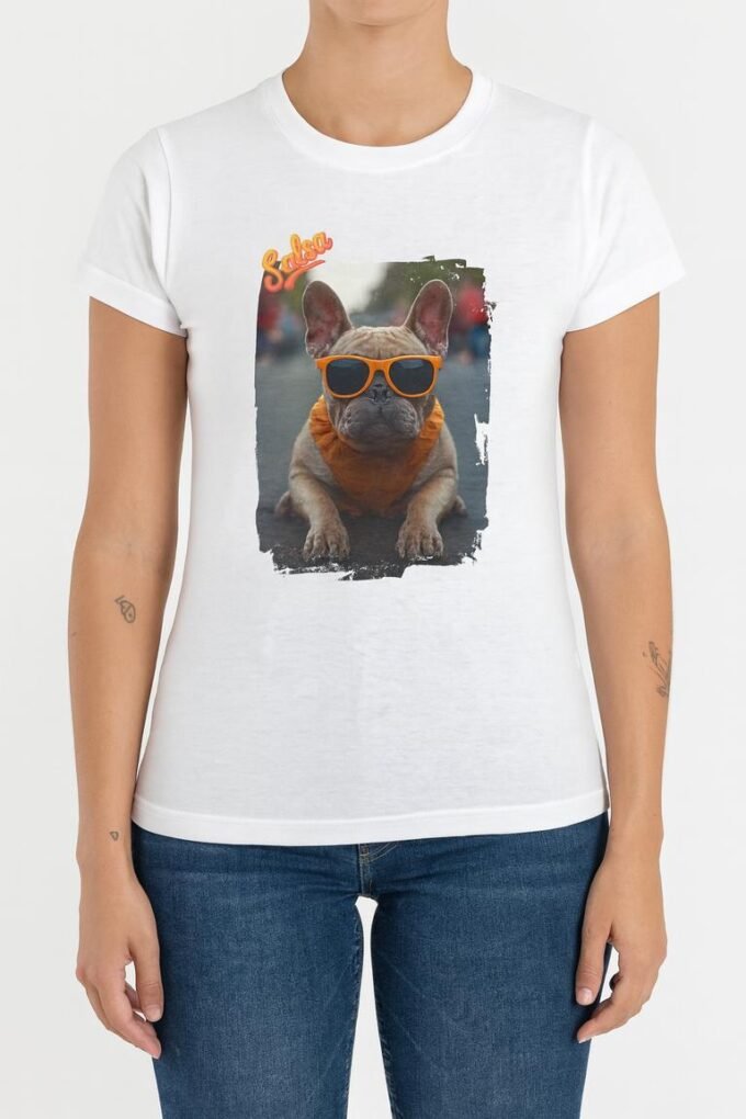 Punky Frenchie Salsa Woman Tee