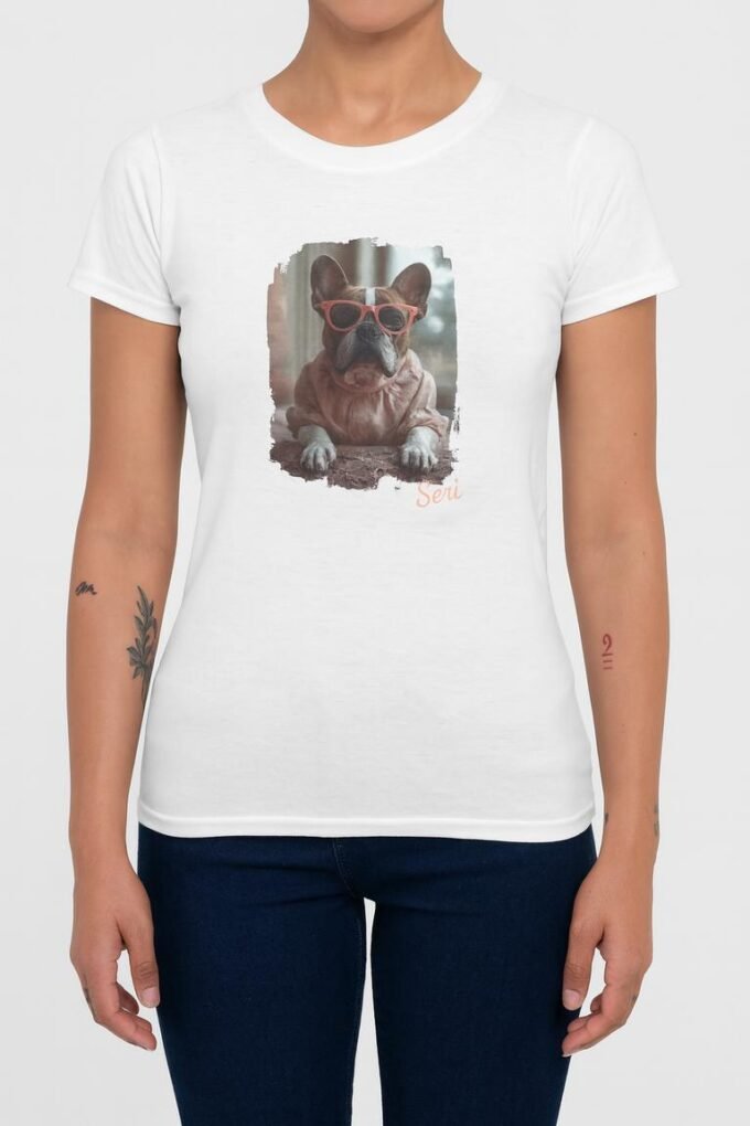 Punky Frenchie Seri Woman Tee