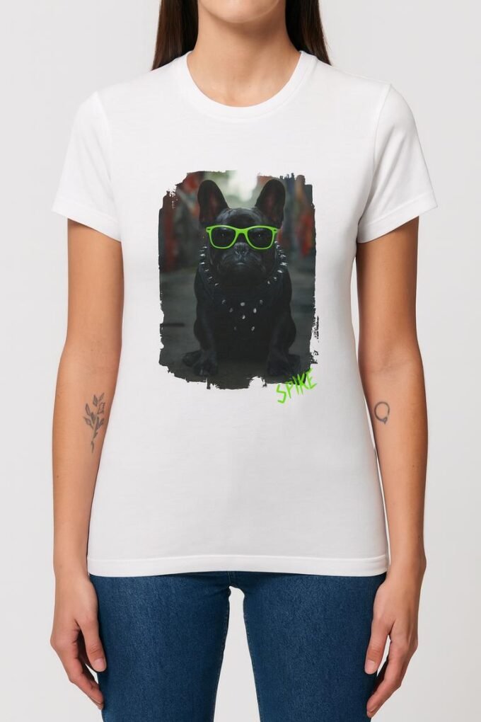 Punky Frenchie Spike Woman Tee