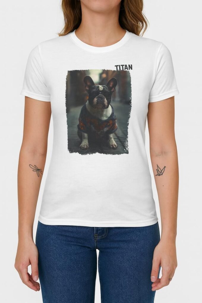 Punky Frenchie Titan Woman Tee