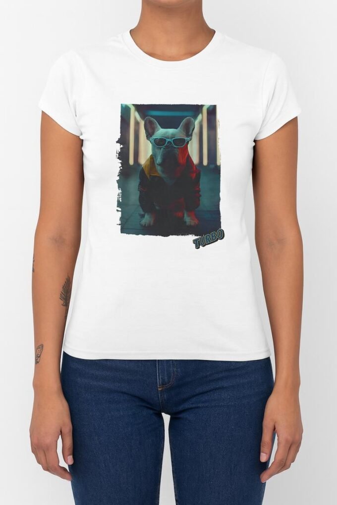 Punky Frenchie Turbo Woman Tee