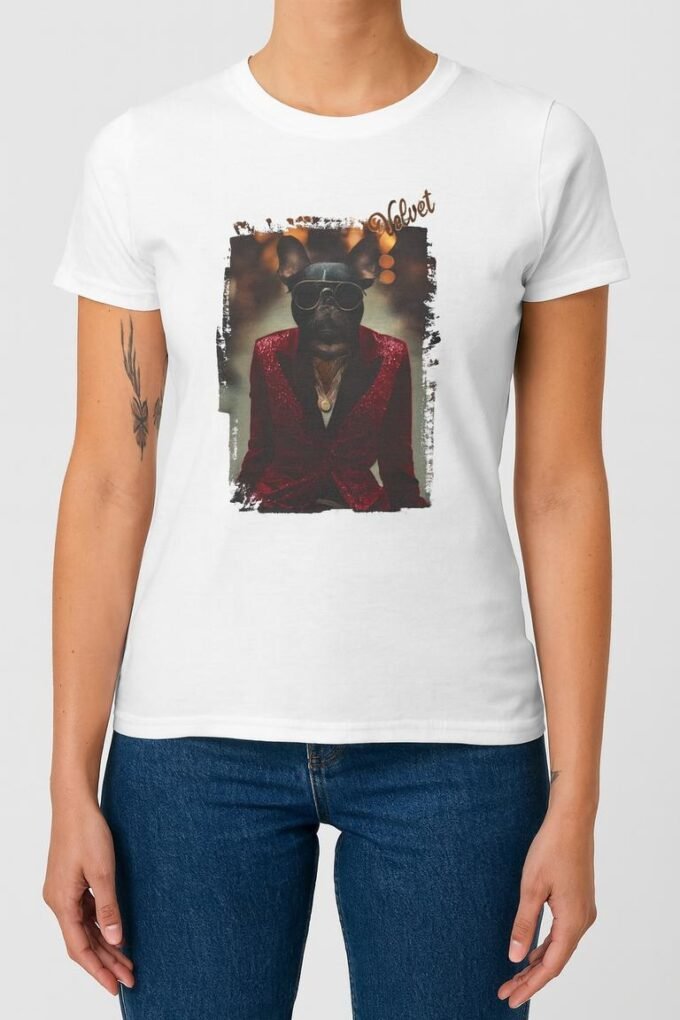 Punky Frenchie Velvet Woman Tee