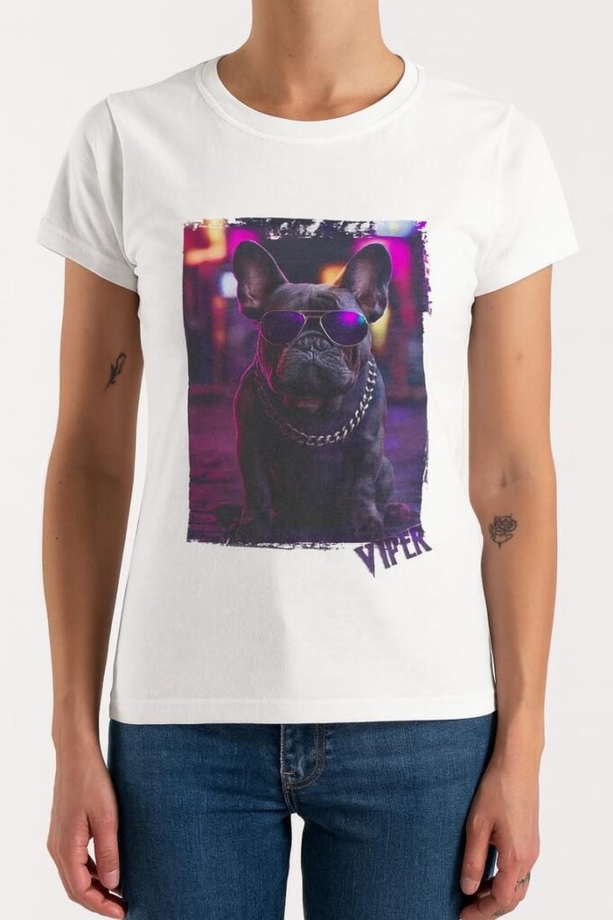 Punky Frenchie Viper Woman Tee