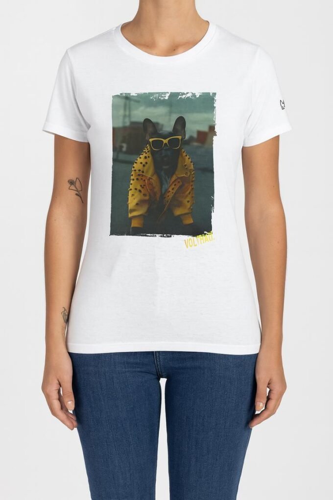 Punky Frenchie Voltage Woman Tee