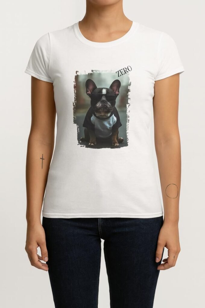 Punky Frenchie Zero Woman Tee