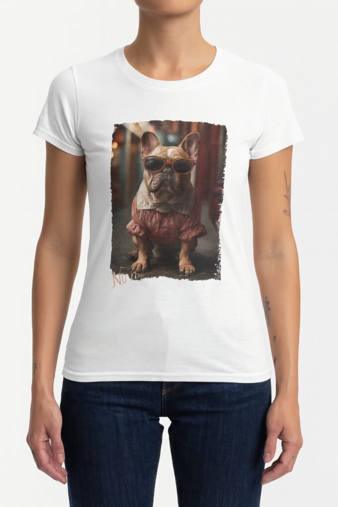 Punky Frenchie Nina Woman Tee