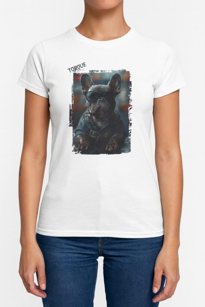 Punky Frenchie Torque Woman Tee