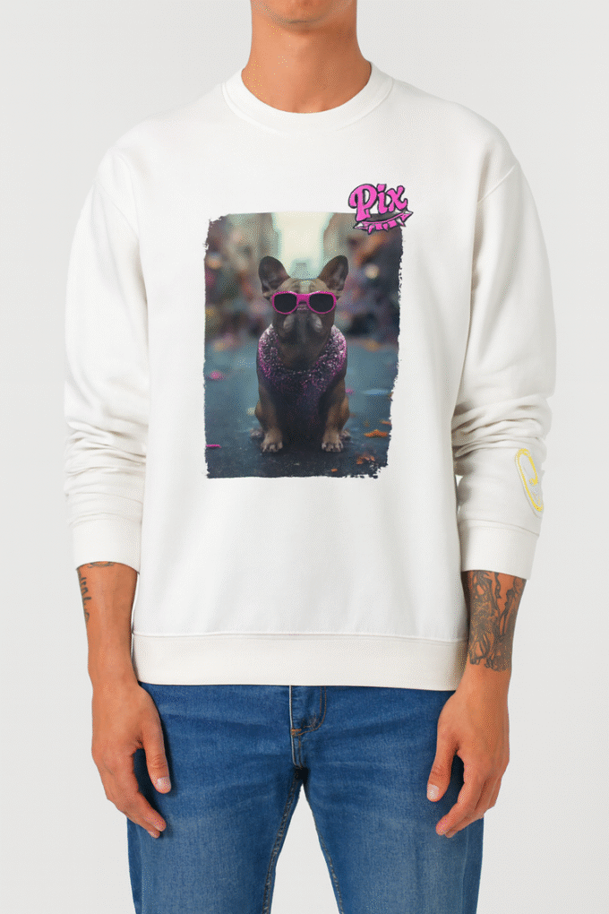 Punky Frenchie Pix Sweatshirt