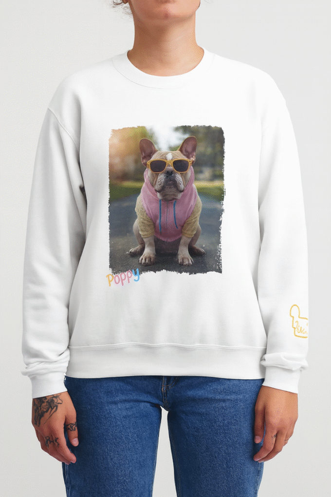 Punky Frenchie Poppy Sweatshirt