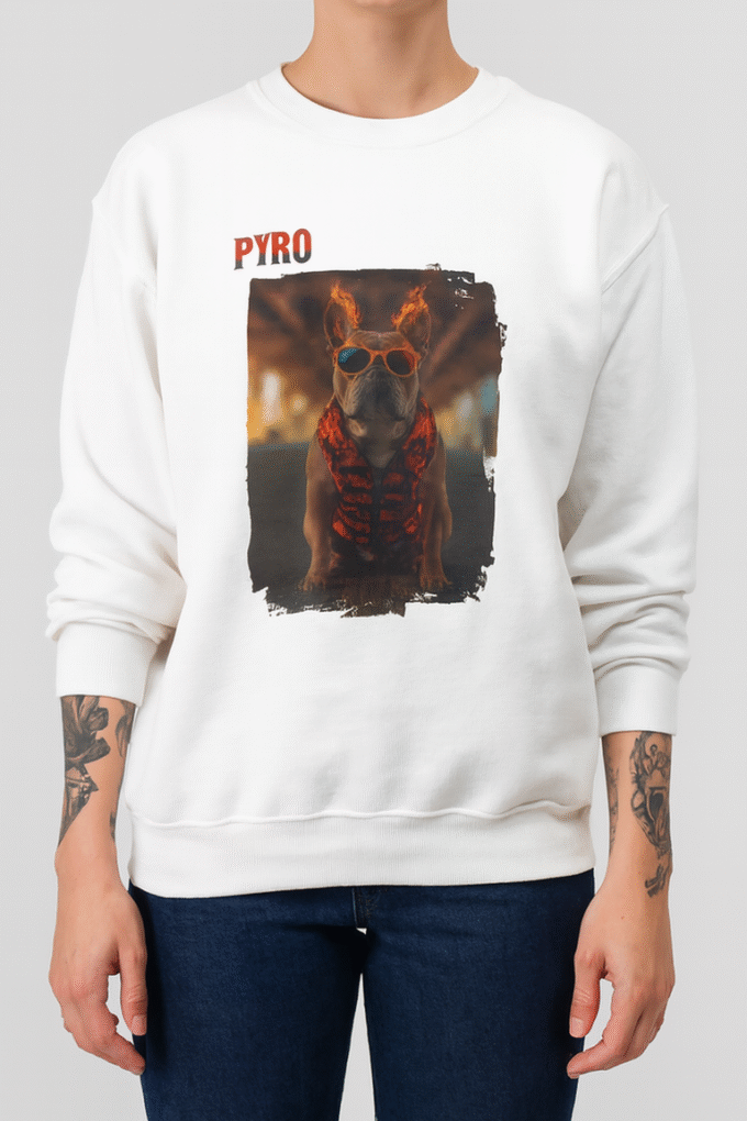 Punky Frenchie Pyro Sweatshirt