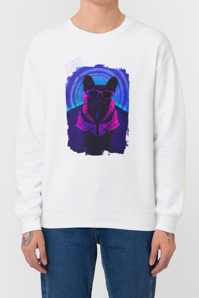 Punky Frenchie Rave Sweatshirt