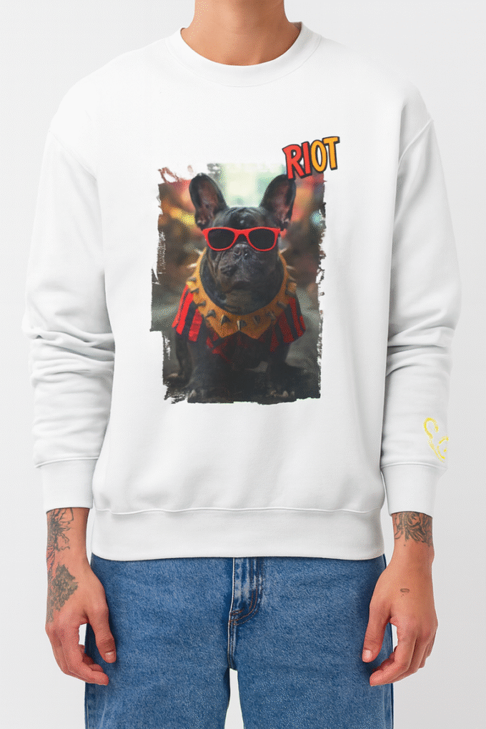 Punky Frenchie Riot Sweatshirt
