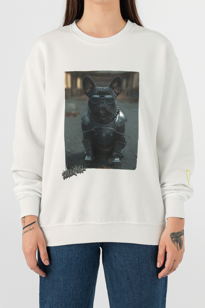 Punky Frenchie Shrapnel Sweatshirt
