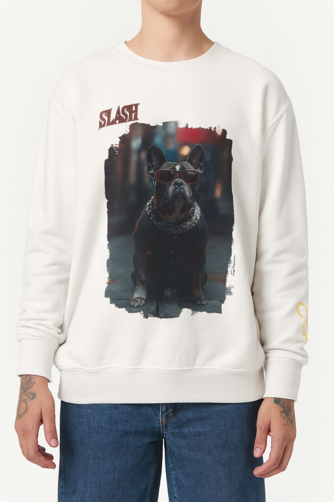 Punky Frenchie Slash Sweatshirt
