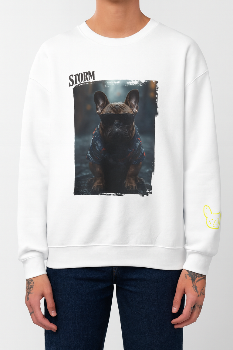 Punky Frenchie Storm Sweatshirt